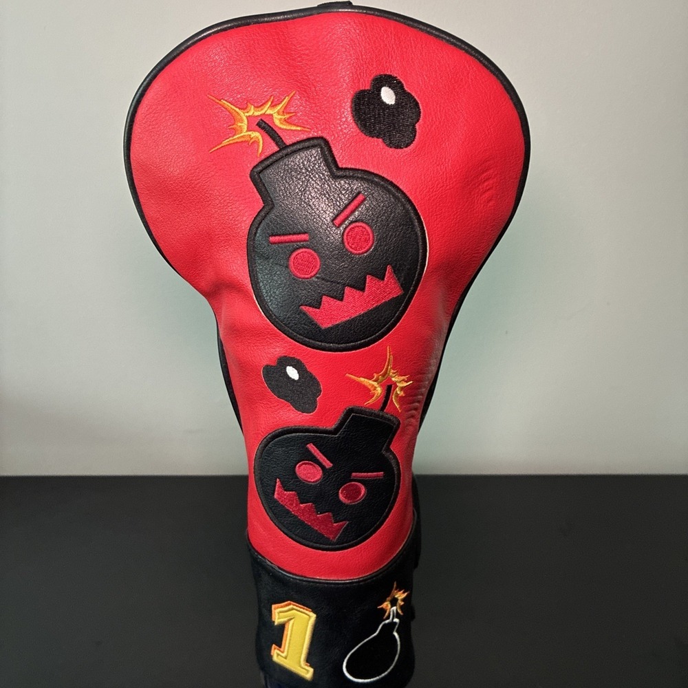 Craftsman Golf Angry Bombs Driver Headcover Golf Club Head Cover